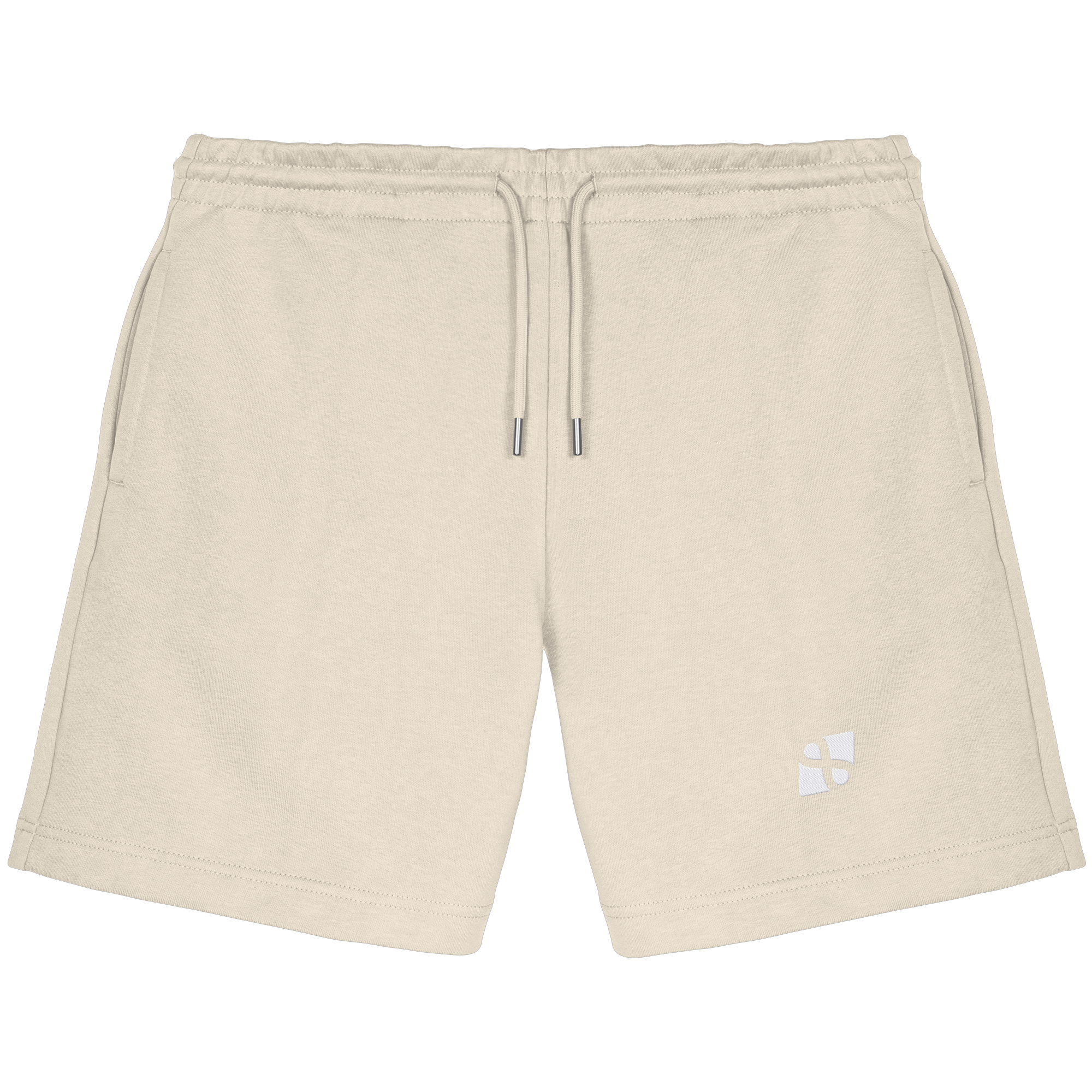 LEAUX Classics – Icon White Jogger Shorts