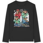 Die vier Stadtaffen - Organic Longsleeve T-Shirt