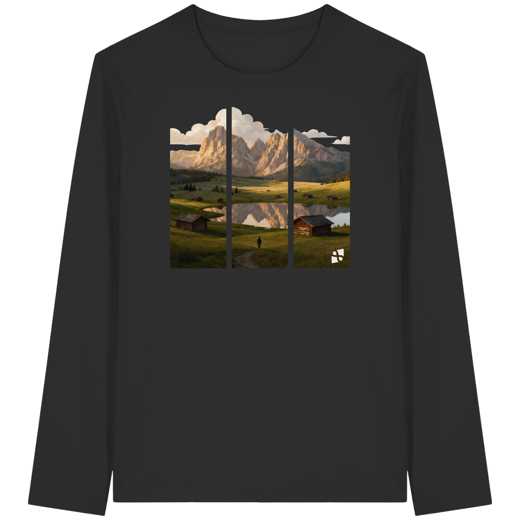 Mountainview - Organic Longsleeve T-Shirt