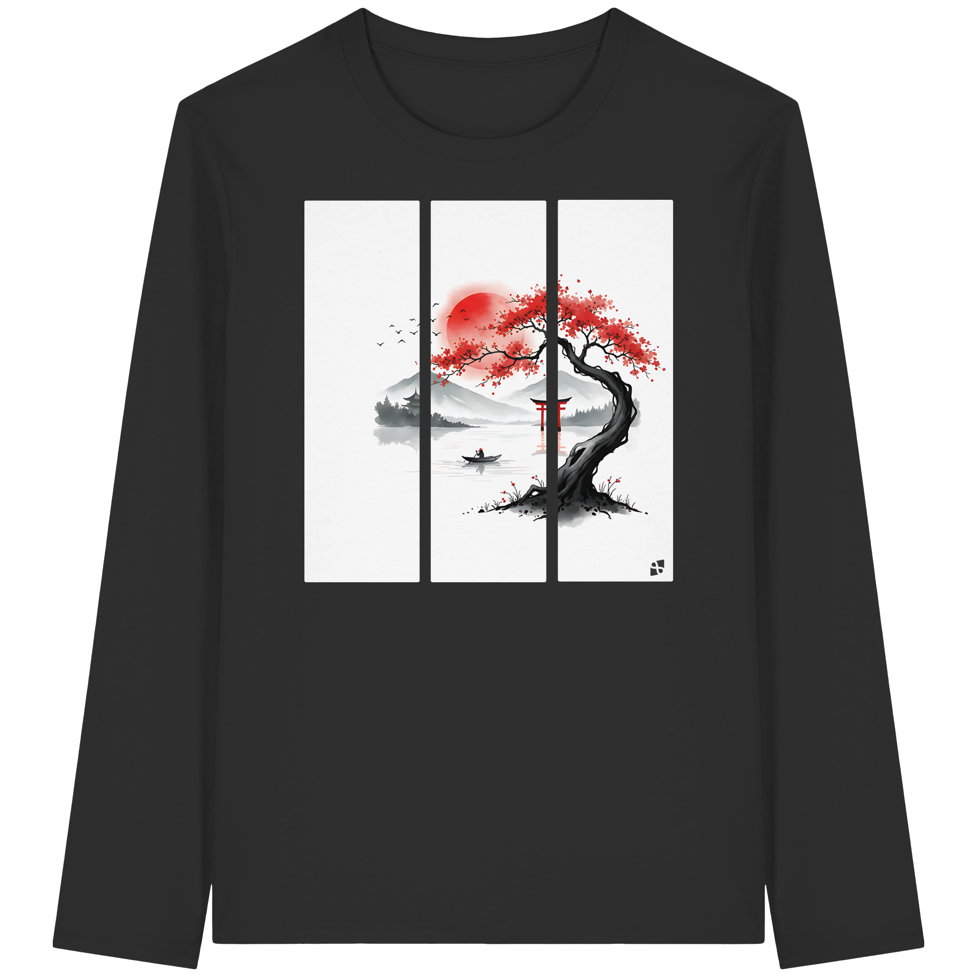 Kirschblüten Vibes - Organic Longsleeve T-Shirt