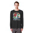 Die vier Stadtaffen - Organic Longsleeve T-Shirt