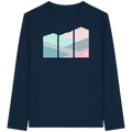 Pastell Mountain - Organic Longsleeve T-Shirt