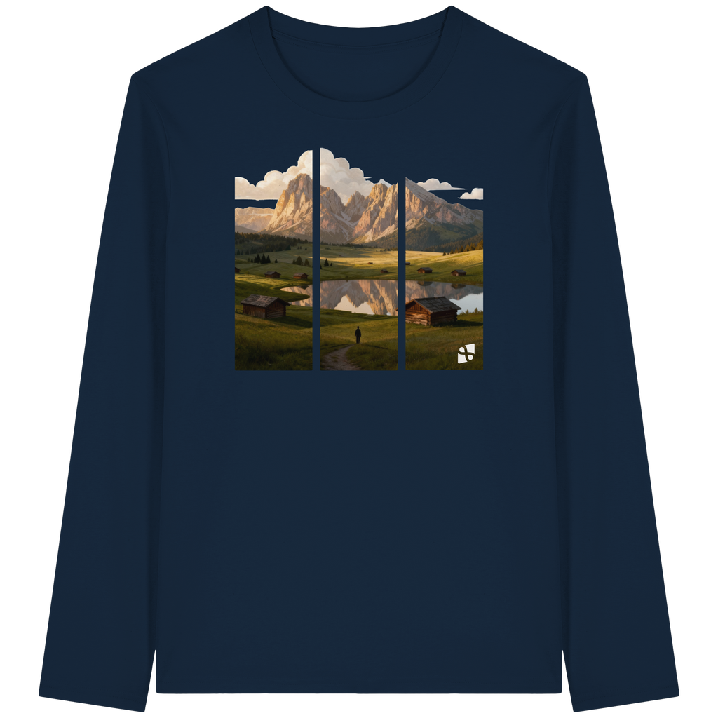 Mountainview - Organic Longsleeve T-Shirt