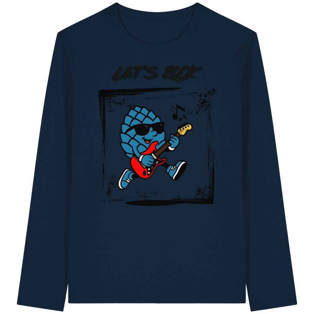 Lets Rock Zirbi - Organic Longsleeve T-Shirt