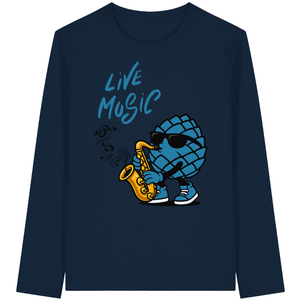 Jazz Zirbi - Organic Longsleeve T-Shirt