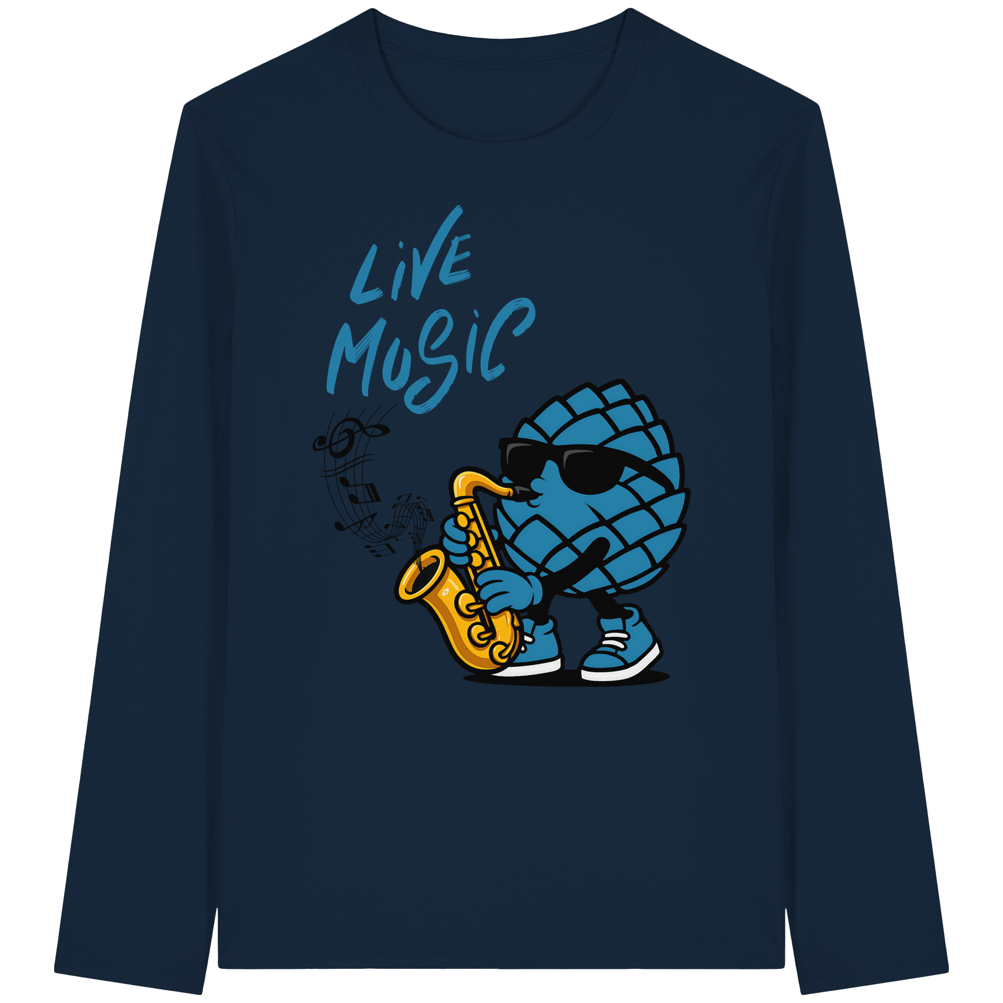 Jazz Zirbi - Organic Longsleeve T-Shirt