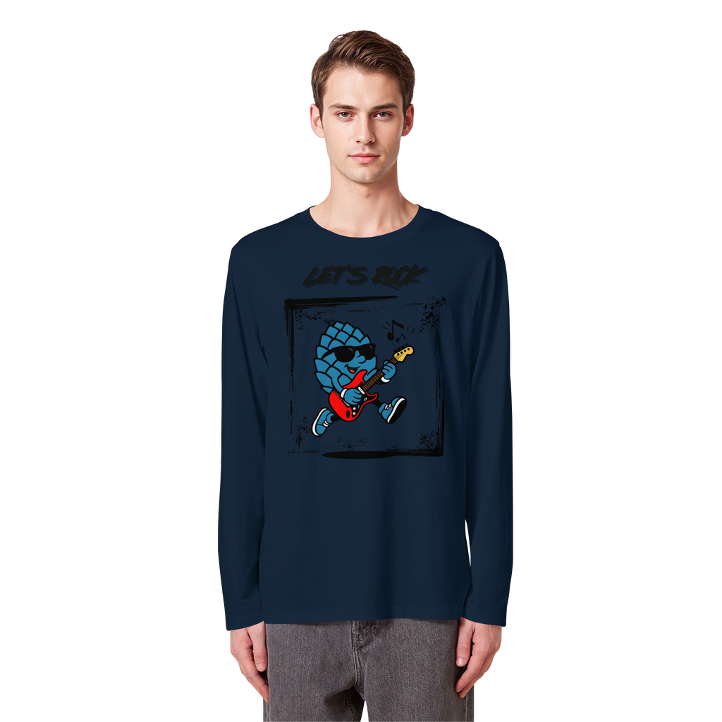 Lets Rock Zirbi - Organic Longsleeve T-Shirt