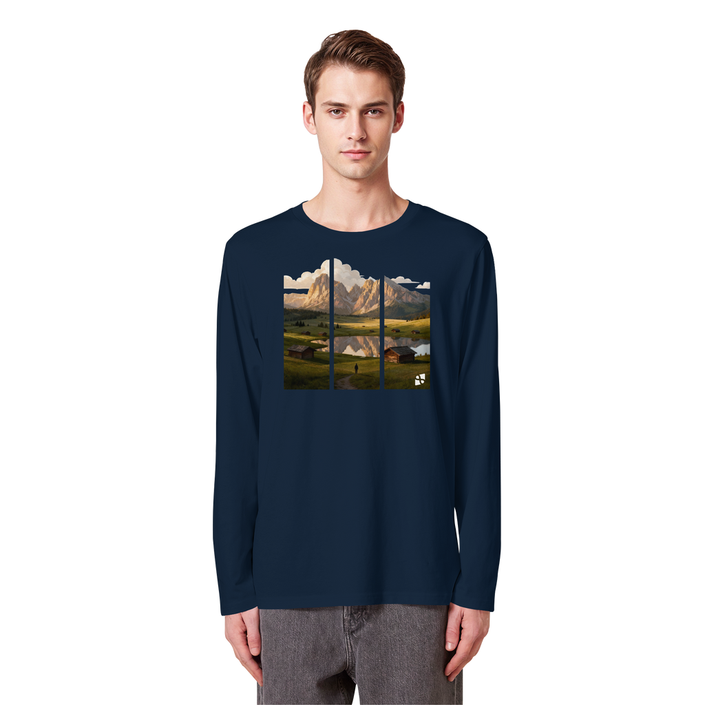 Mountainview - Organic Longsleeve T-Shirt