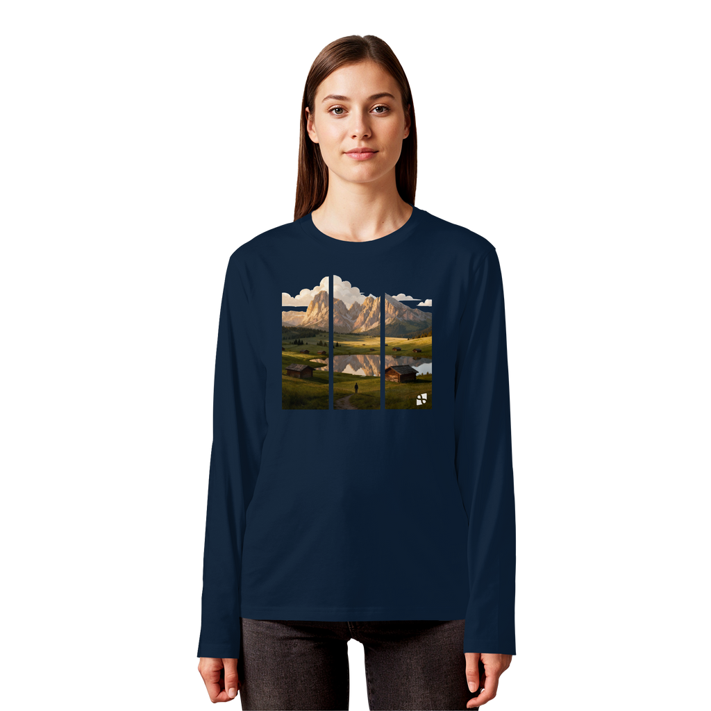 Mountainview - Organic Longsleeve T-Shirt