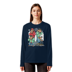Die vier Stadtaffen - Organic Longsleeve T-Shirt