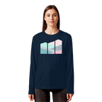 Pastell Mountain - Organic Longsleeve T-Shirt