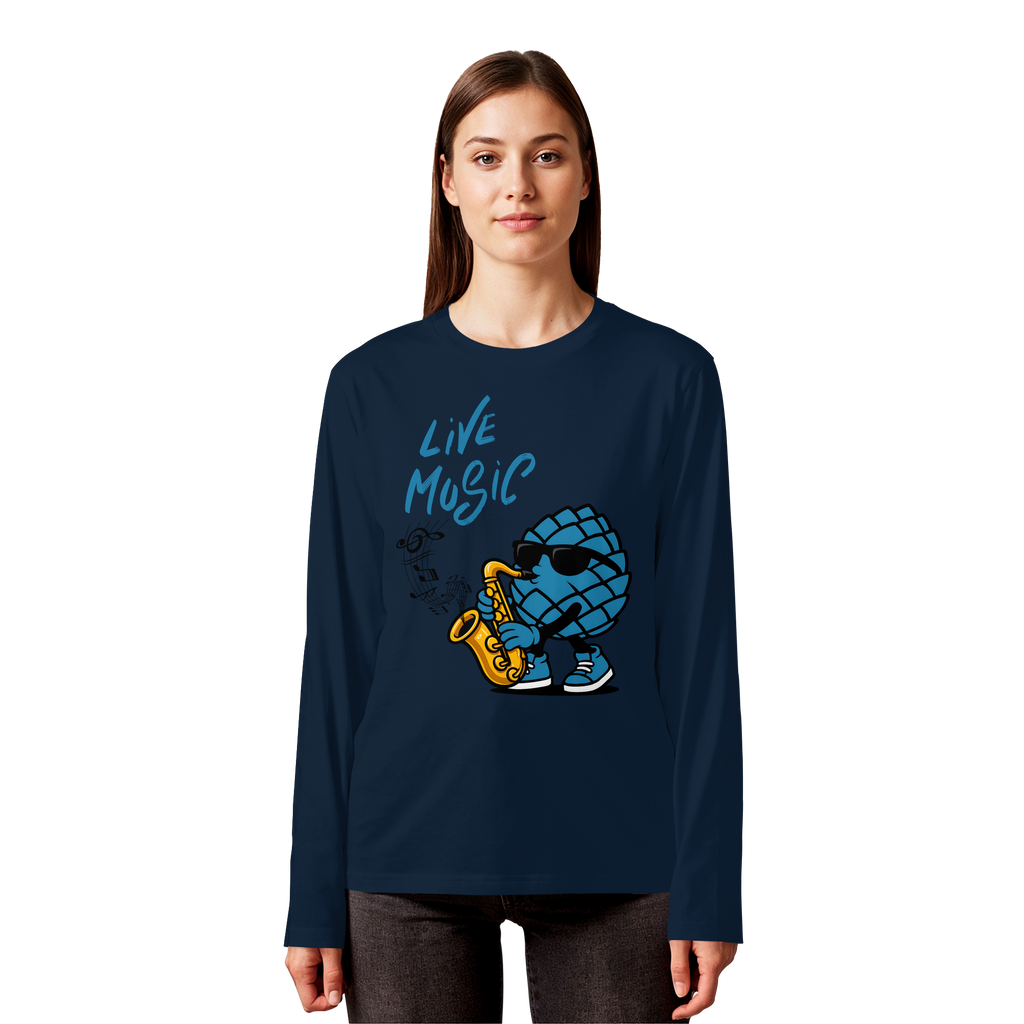 Jazz Zirbi - Organic Longsleeve T-Shirt