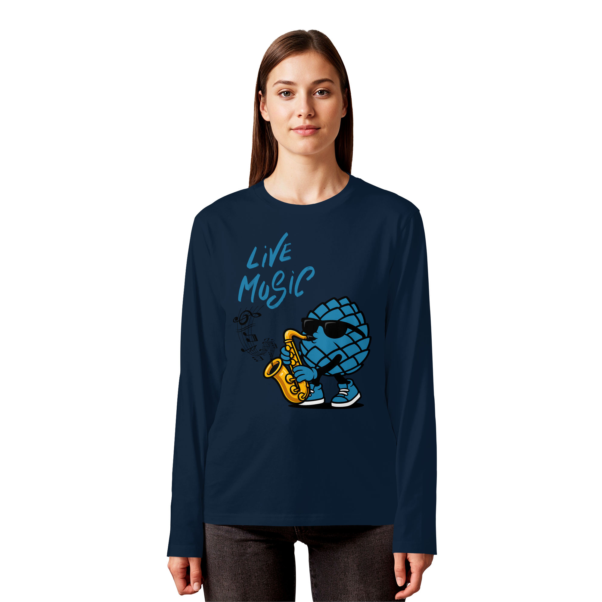 Jazz Zirbi - Organic Longsleeve T-Shirt