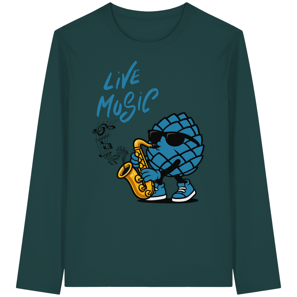 Jazz Zirbi - Organic Longsleeve T-Shirt