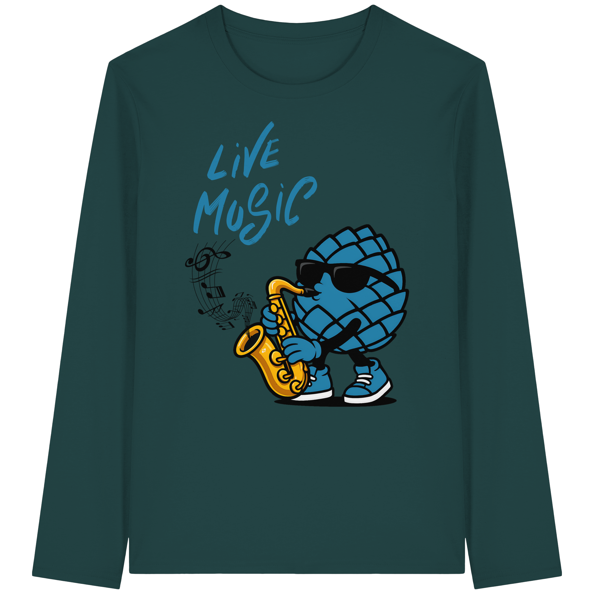 Jazz Zirbi - Organic Longsleeve T-Shirt