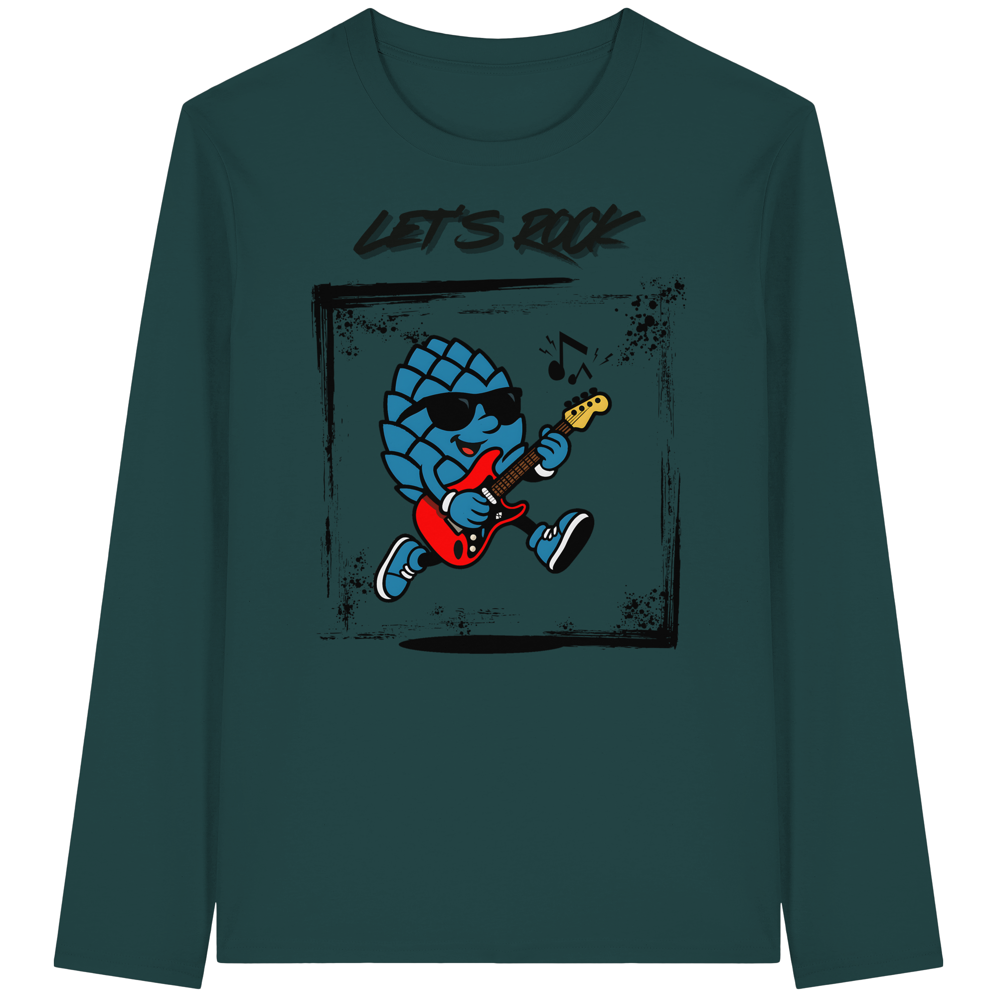 Lets Rock Zirbi - Organic Longsleeve T-Shirt