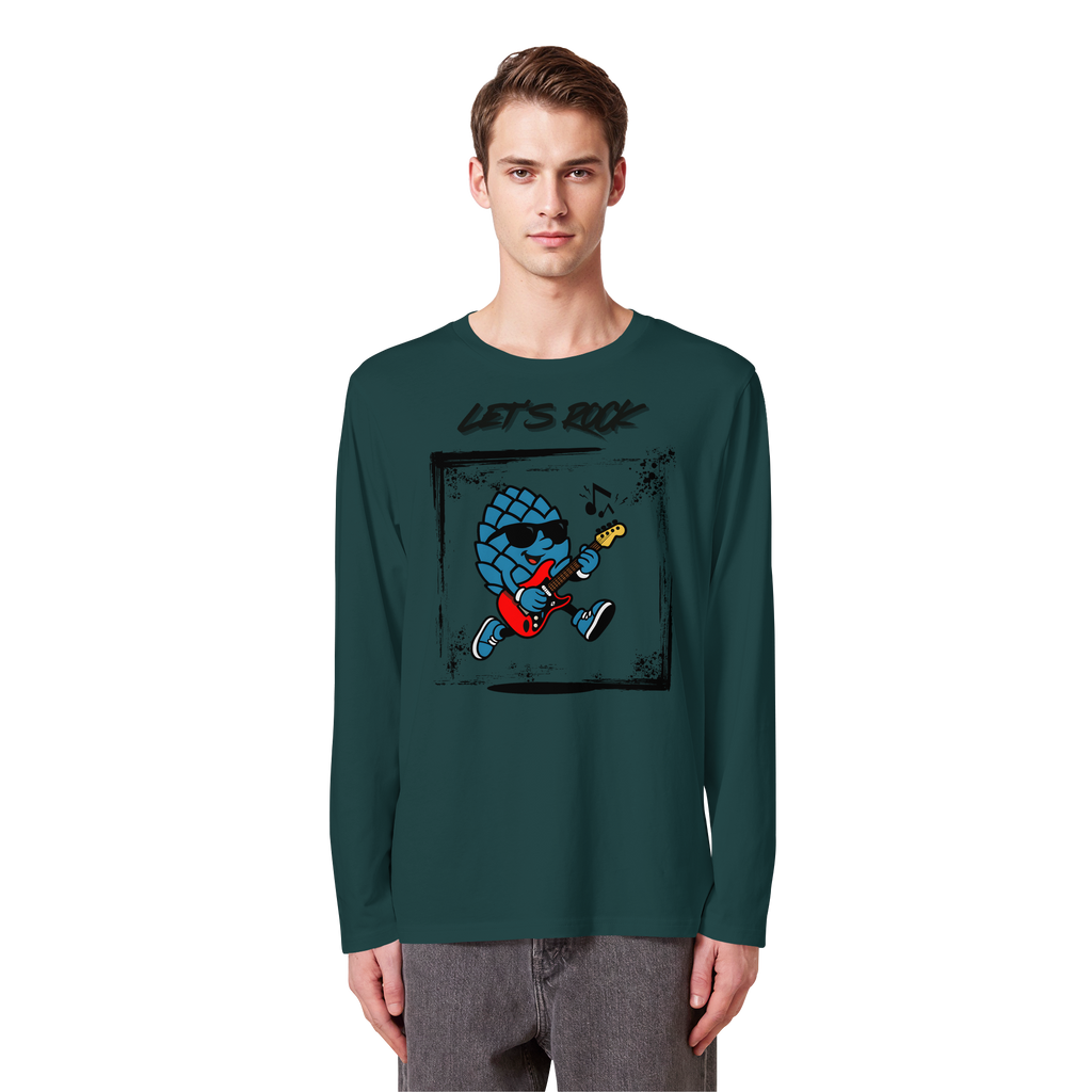 Lets Rock Zirbi - Organic Longsleeve T-Shirt