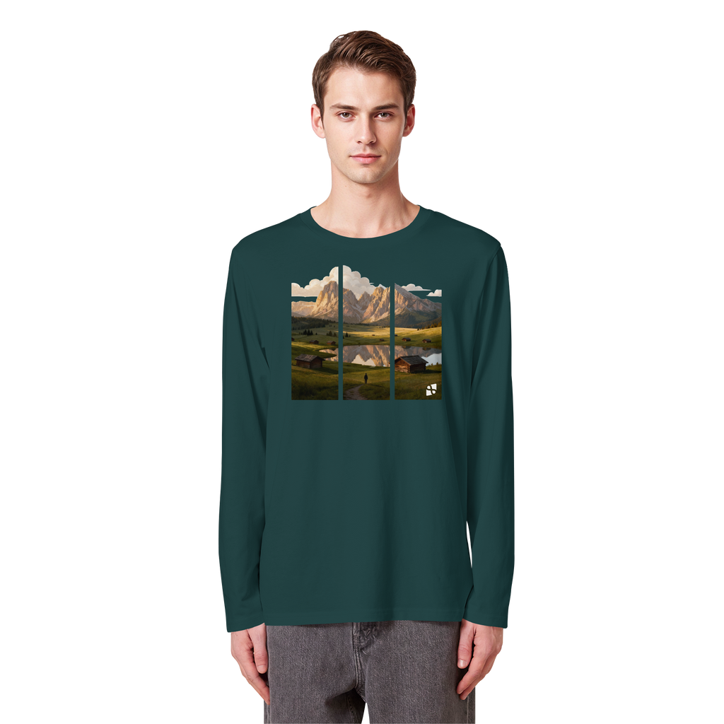Mountainview - Organic Longsleeve T-Shirt