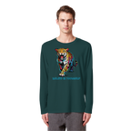 BIY Leopard - Organic Longsleeve T-Shirt