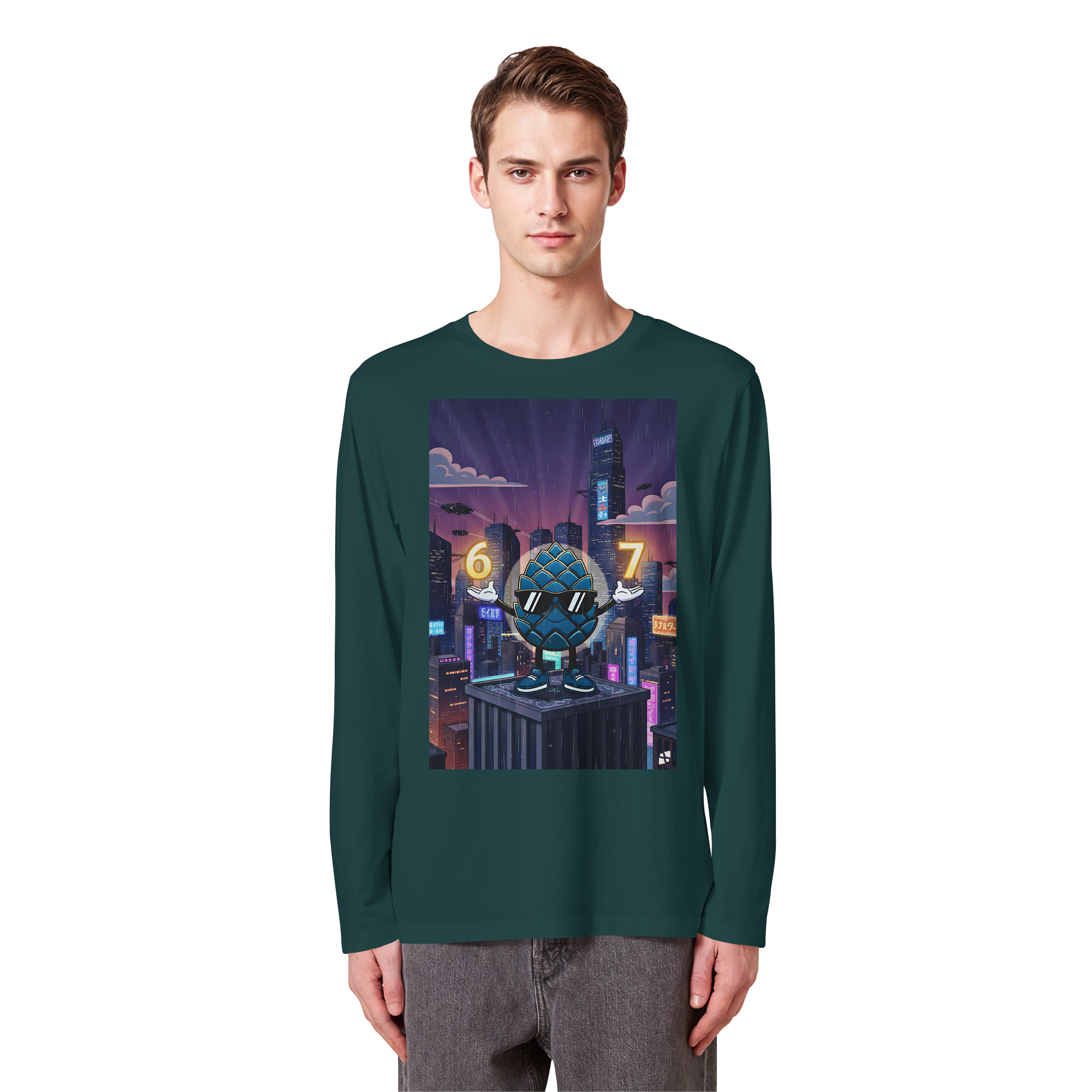 Zirbinator 67 - Organic Longsleeve T-Shirt