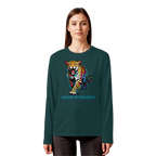 BIY Leopard - Organic Longsleeve T-Shirt