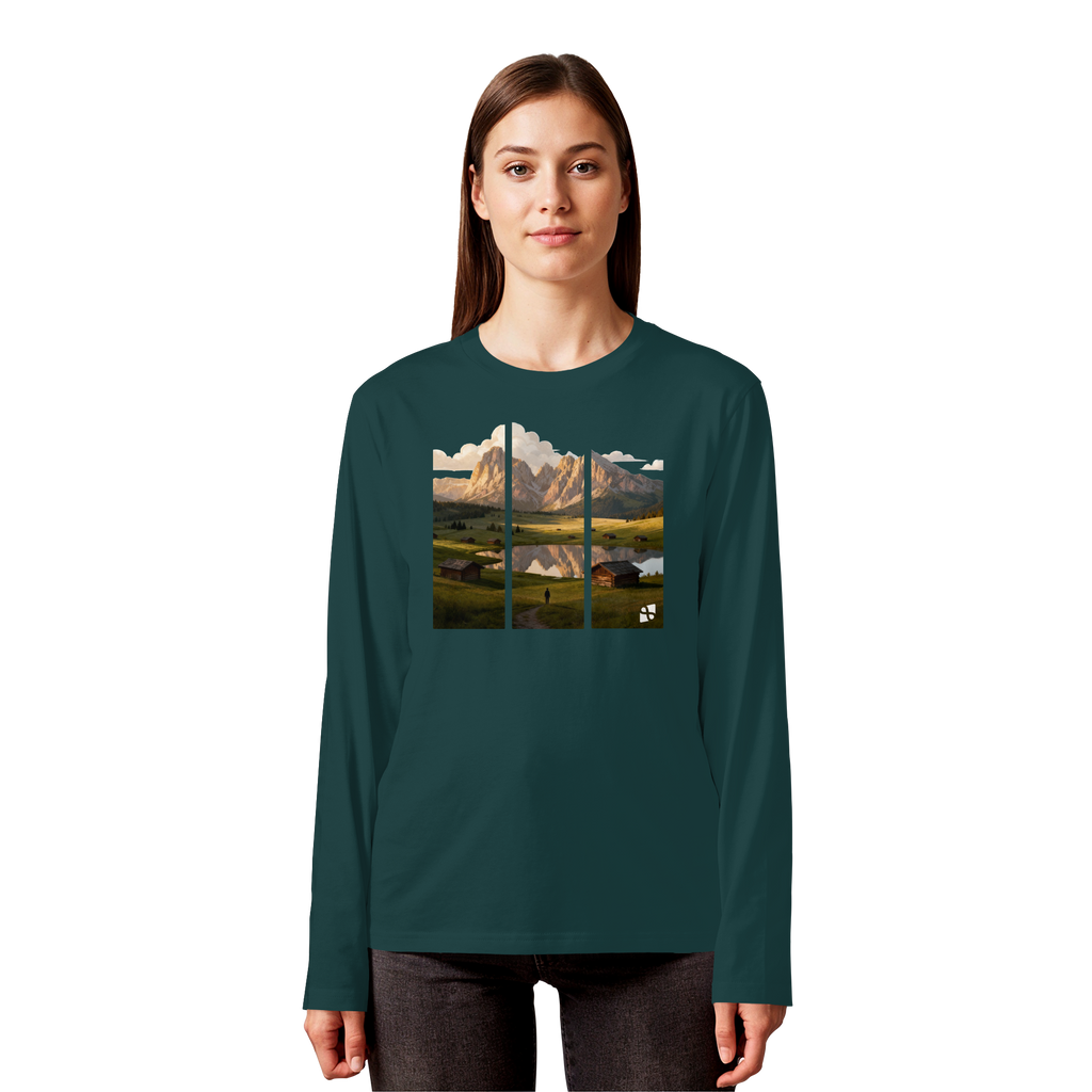 Mountainview - Organic Longsleeve T-Shirt