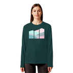 Pastell Mountain - Organic Longsleeve T-Shirt