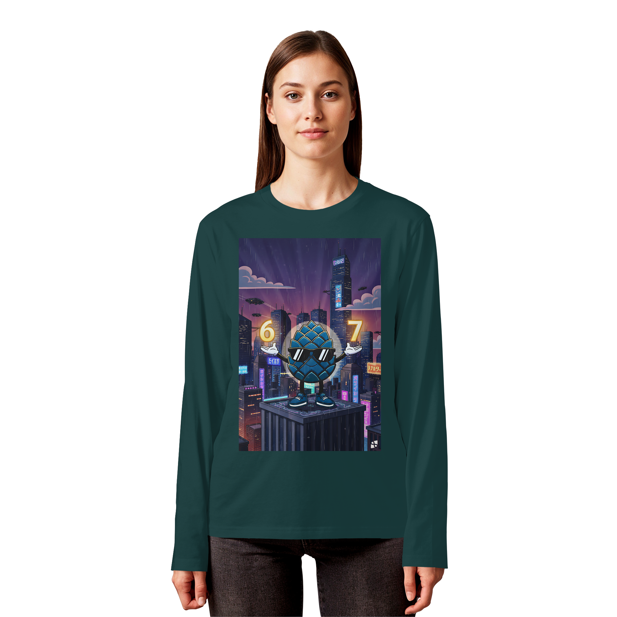 Zirbinator 67 - Organic Longsleeve T-Shirt
