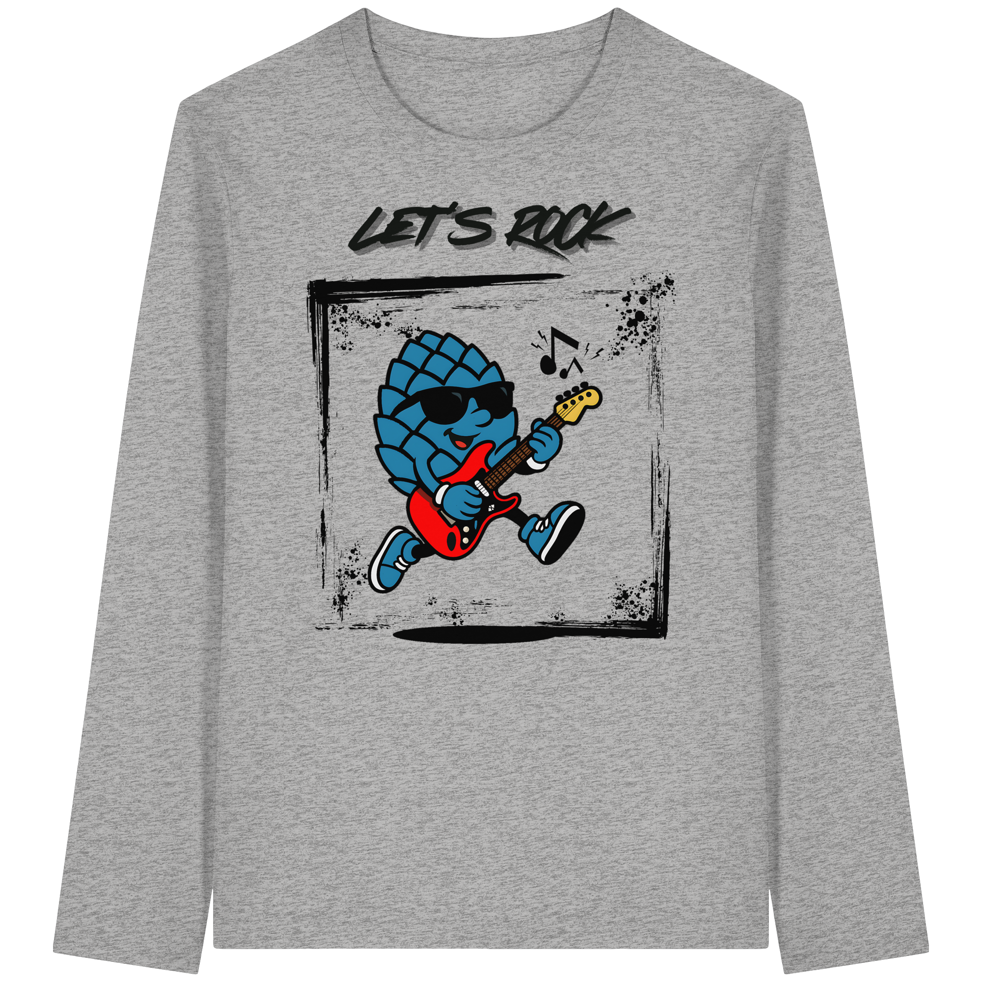 Lets Rock Zirbi - Organic Longsleeve T-Shirt