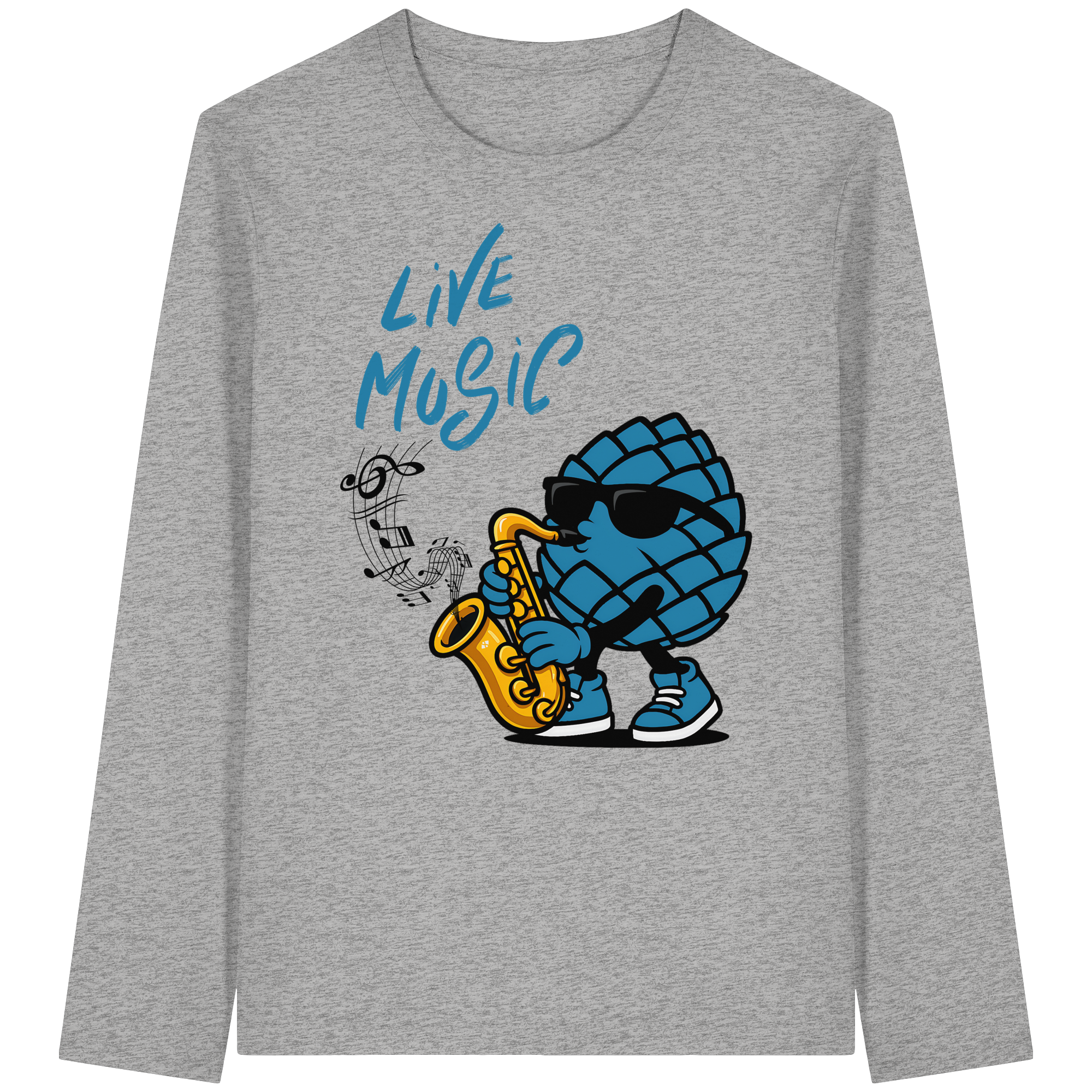 Jazz Zirbi - Organic Longsleeve T-Shirt