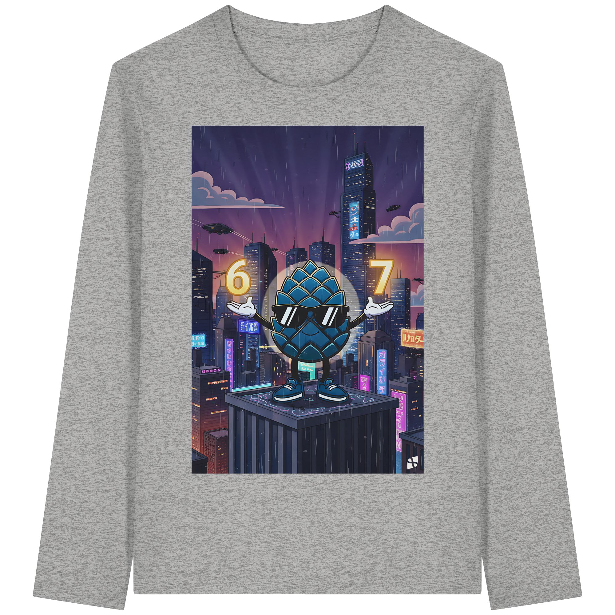Zirbinator 67 - Organic Longsleeve T-Shirt