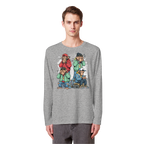 Die vier Stadtaffen - Organic Longsleeve T-Shirt