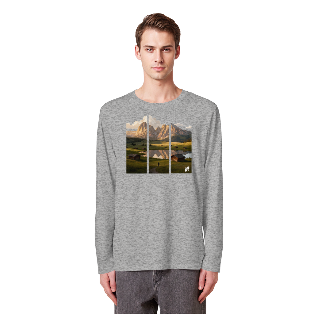 Mountainview - Organic Longsleeve T-Shirt