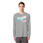 Pastell Mountain - Organic Longsleeve T-Shirt