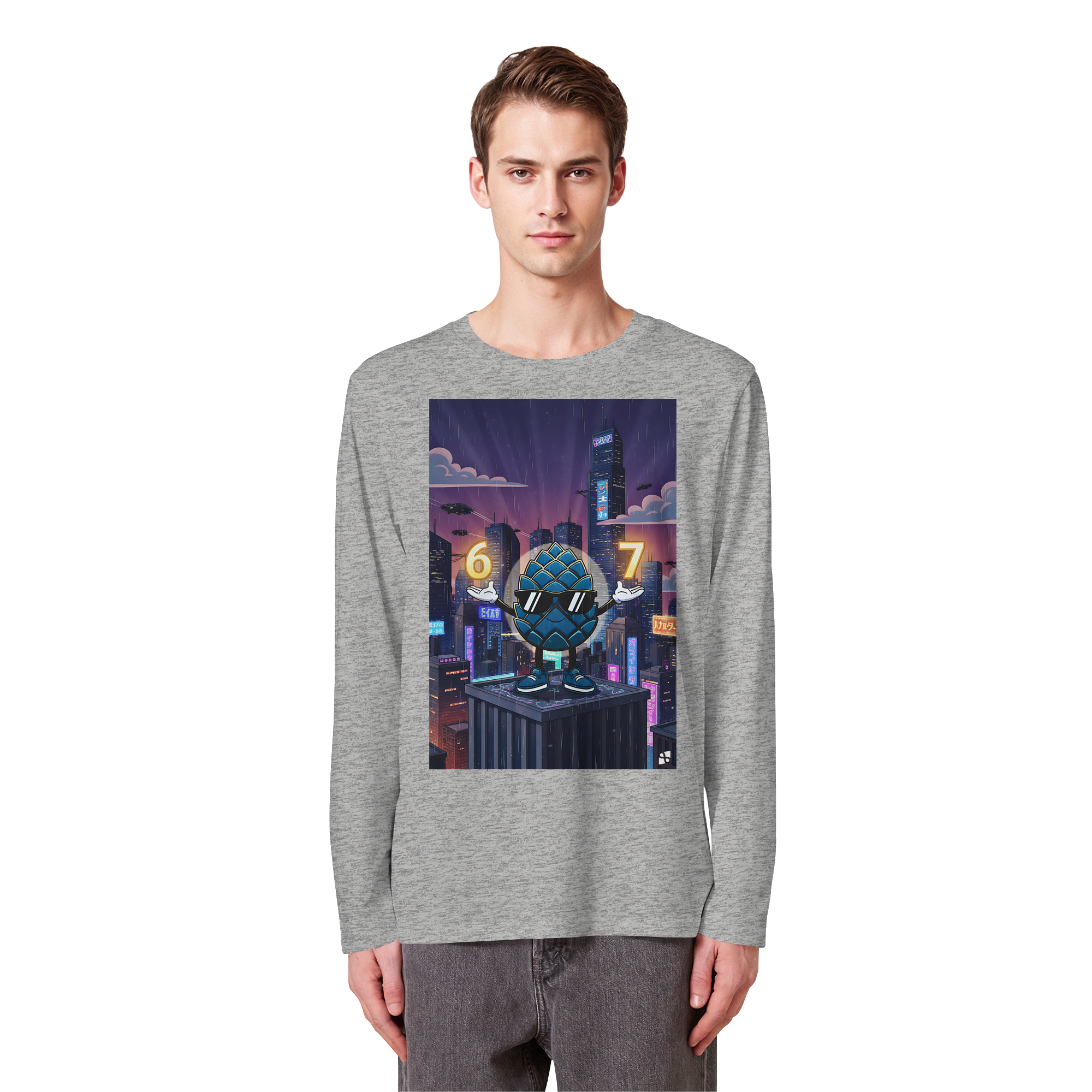 Zirbinator 67 - Organic Longsleeve T-Shirt
