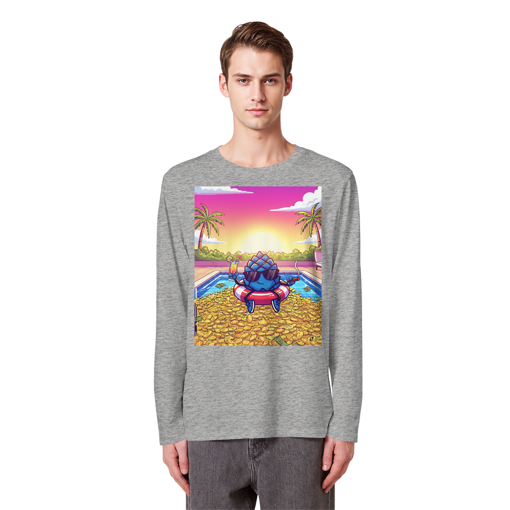 Zirbinator Money & Gold - Organic Longsleeve T-Shirt
