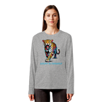 BIY Leopard - Organic Longsleeve T-Shirt