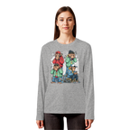 Die vier Stadtaffen - Organic Longsleeve T-Shirt