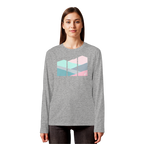 Pastell Mountain - Organic Longsleeve T-Shirt