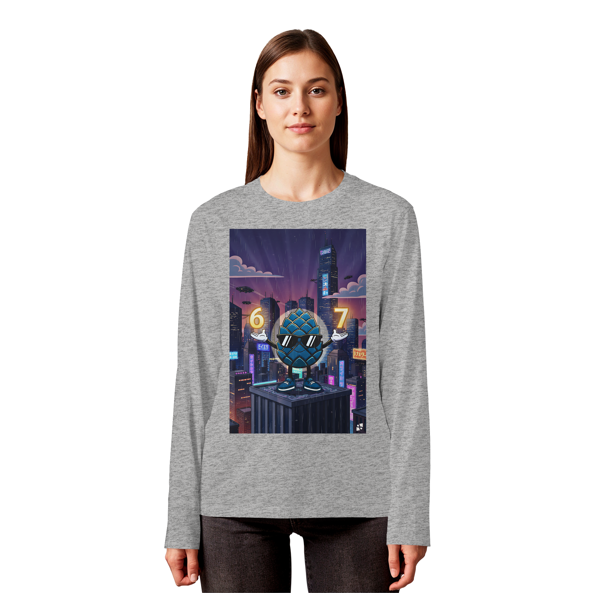 Zirbinator 67 - Organic Longsleeve T-Shirt