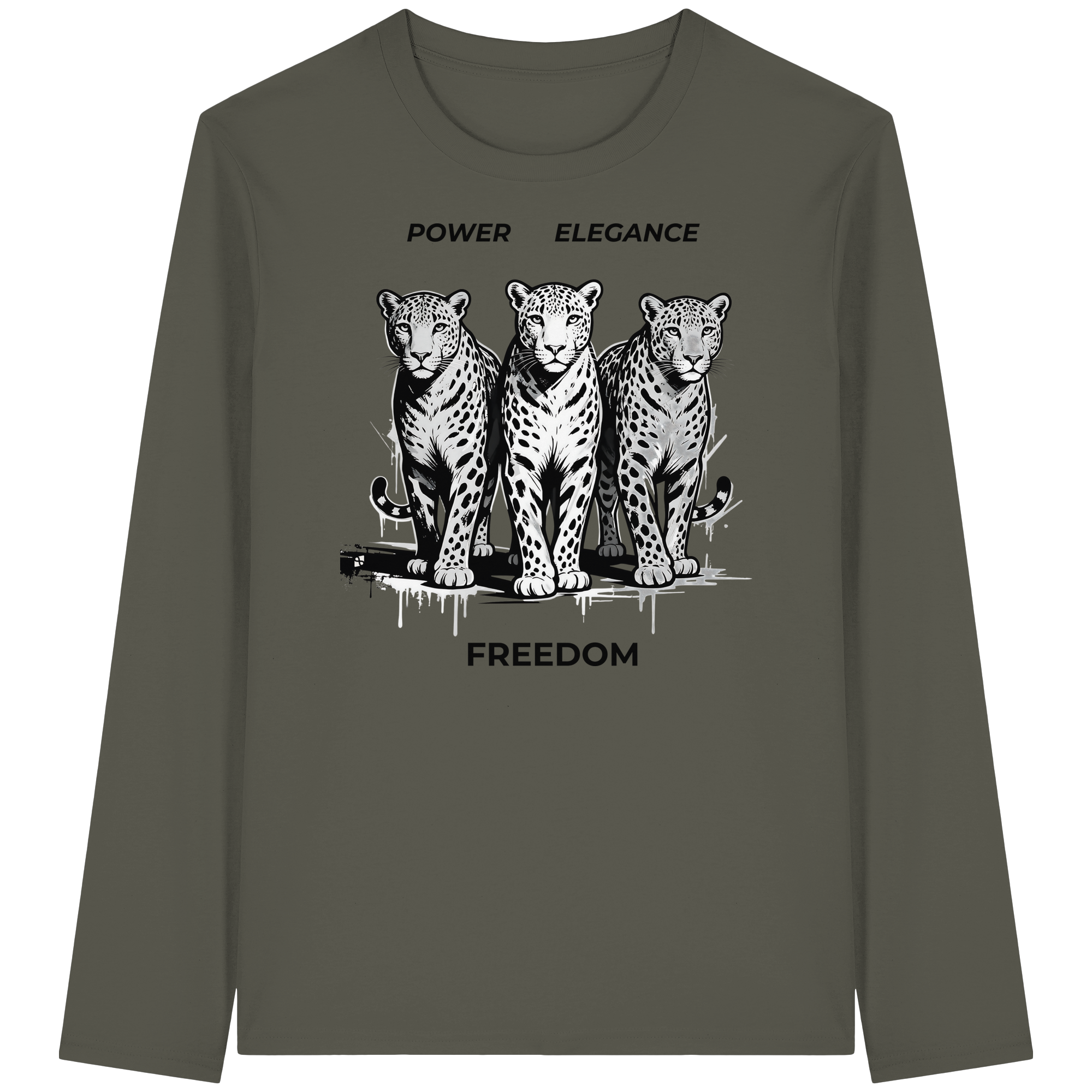 PER Leoparden - Organic Longsleeve T-Shirt