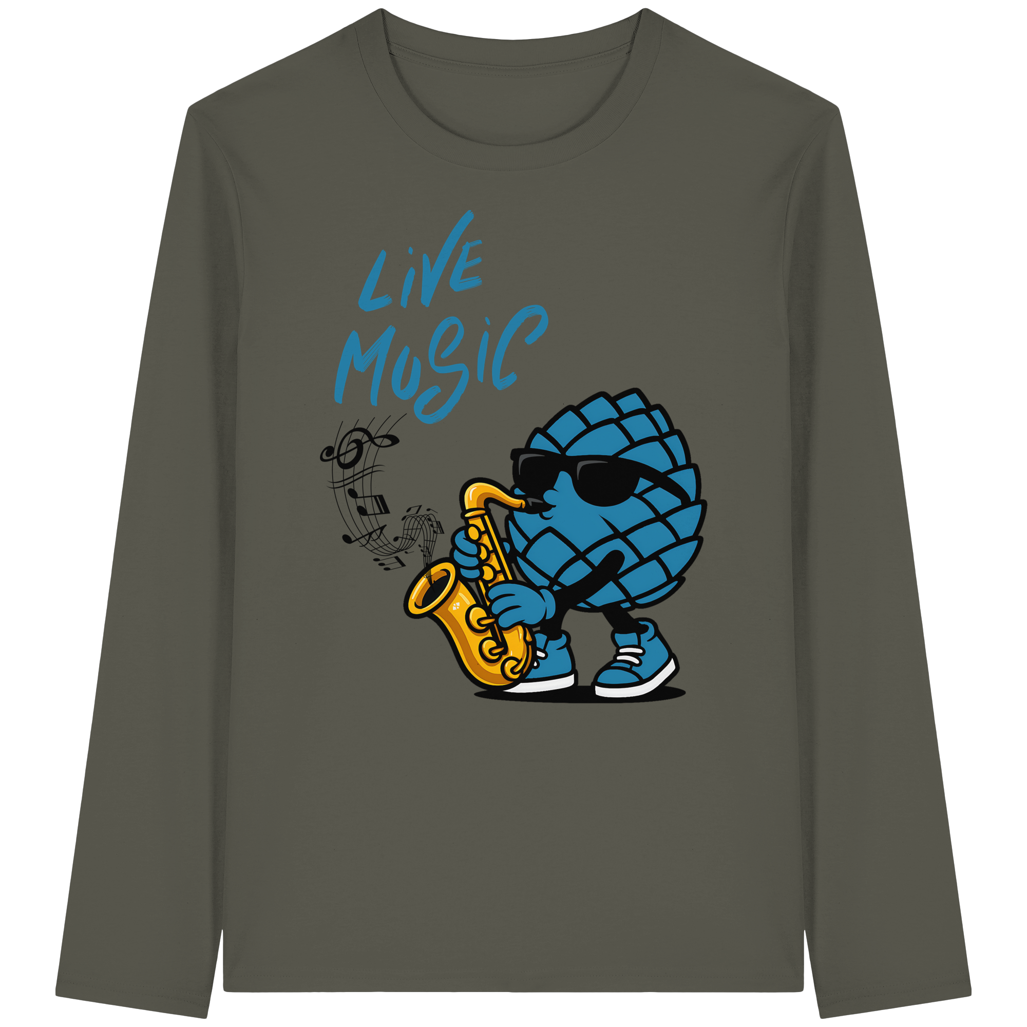 Jazz Zirbi - Organic Longsleeve T-Shirt