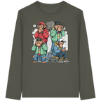 Die vier Stadtaffen - Organic Longsleeve T-Shirt