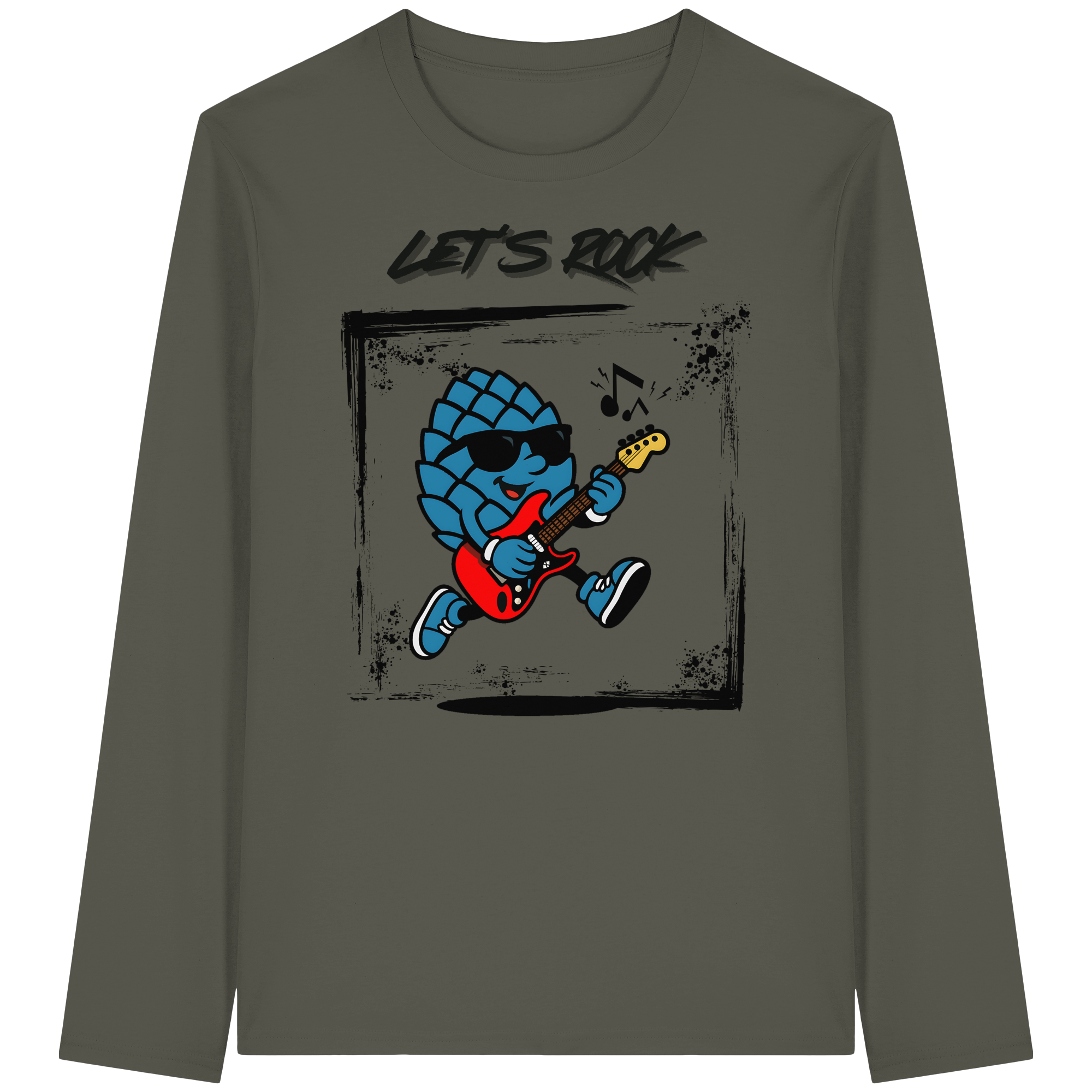 Lets Rock Zirbi - Organic Longsleeve T-Shirt