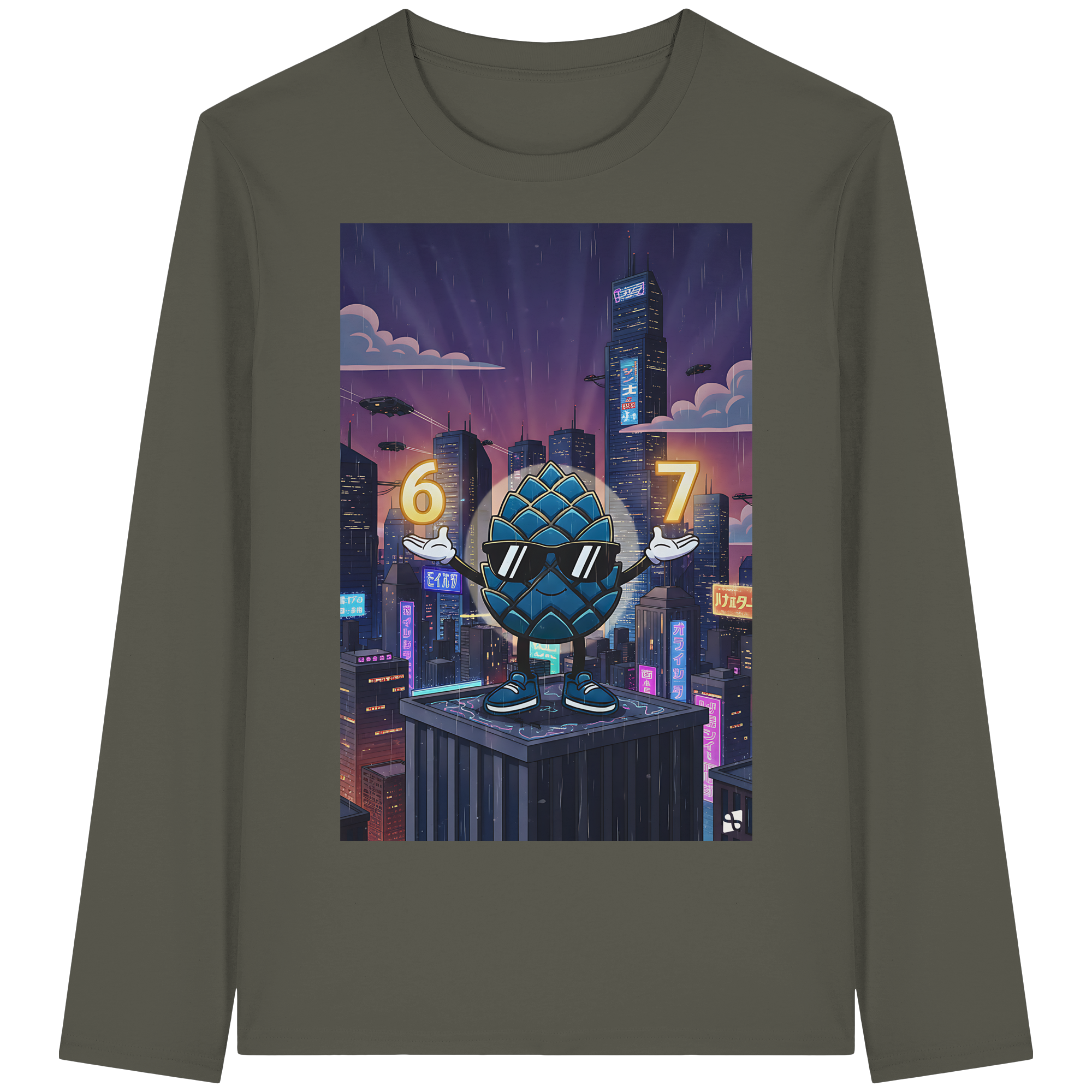 Zirbinator 67 - Organic Longsleeve T-Shirt