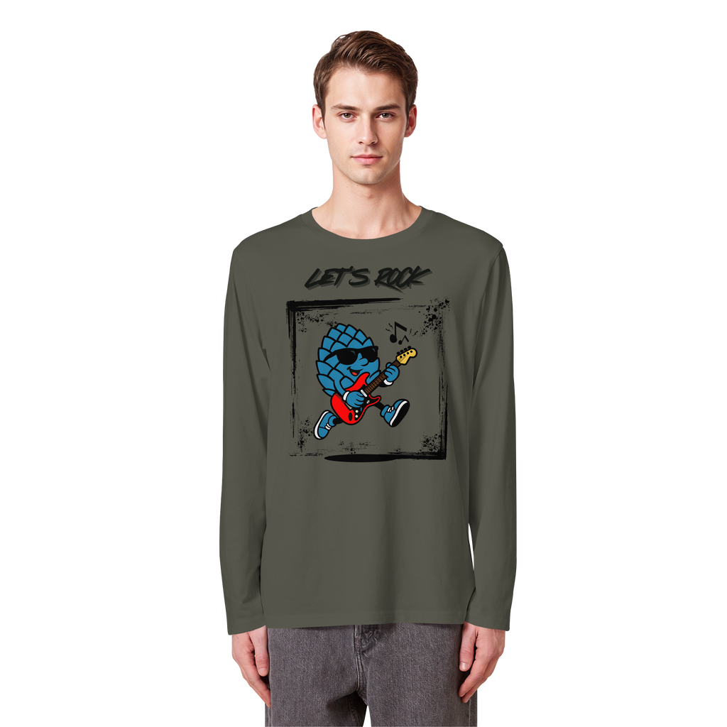 Lets Rock Zirbi - Organic Longsleeve T-Shirt