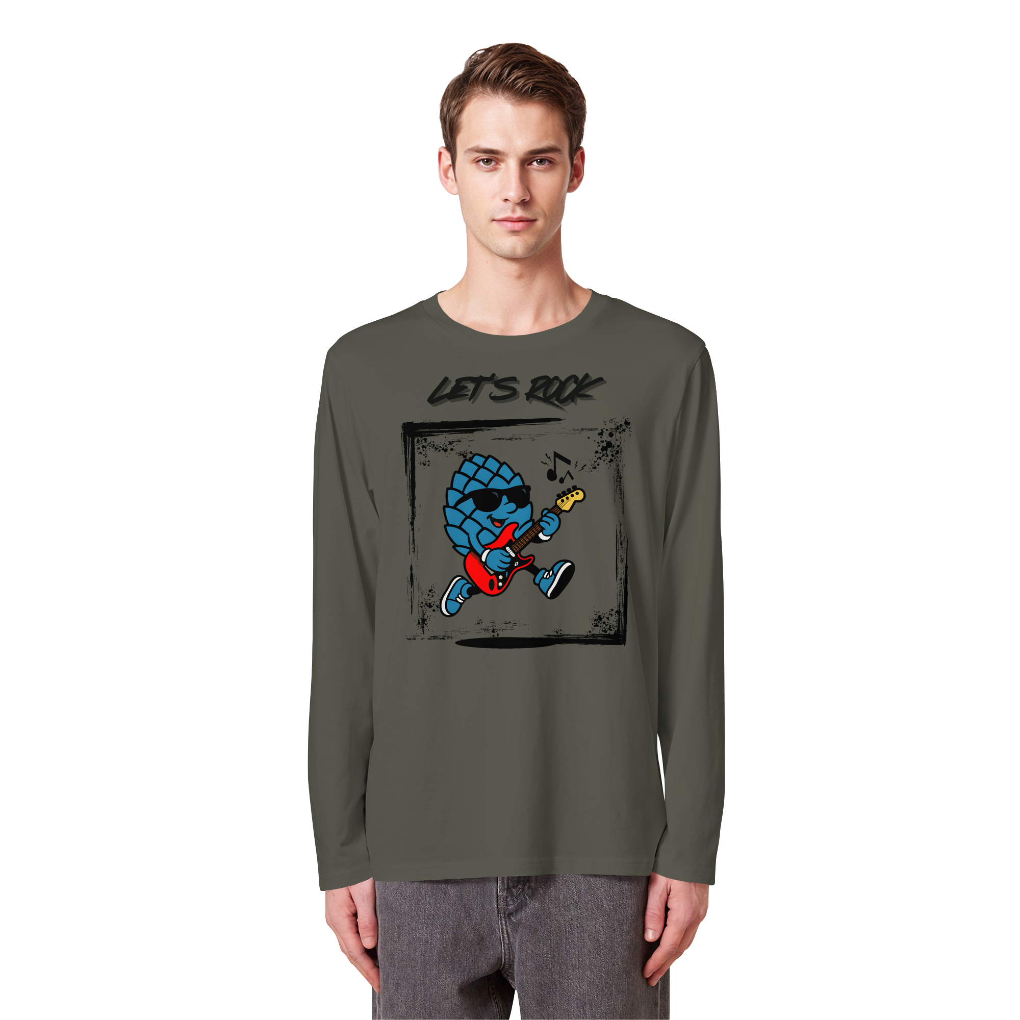 Lets Rock Zirbi - Organic Longsleeve T-Shirt