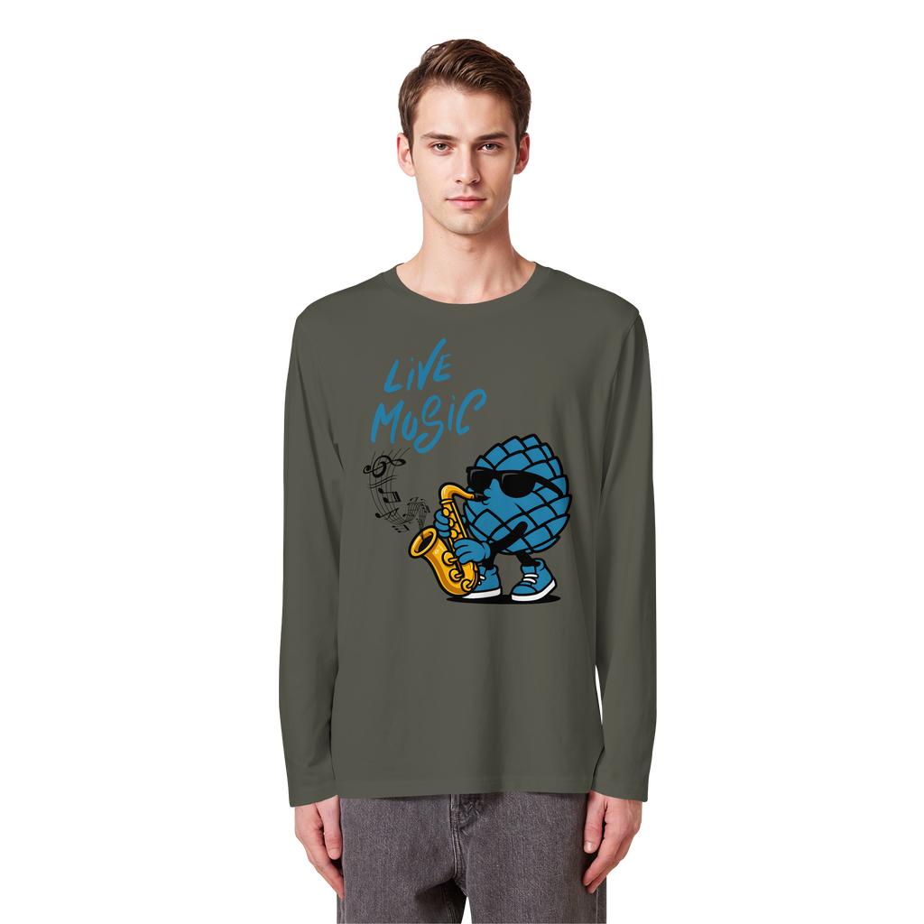 Jazz Zirbi - Organic Longsleeve T-Shirt