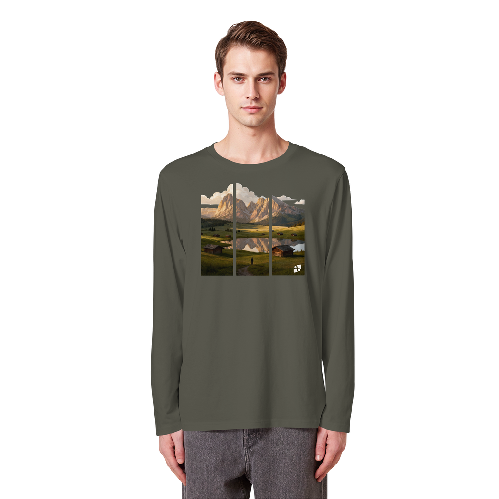 Mountainview - Organic Longsleeve T-Shirt
