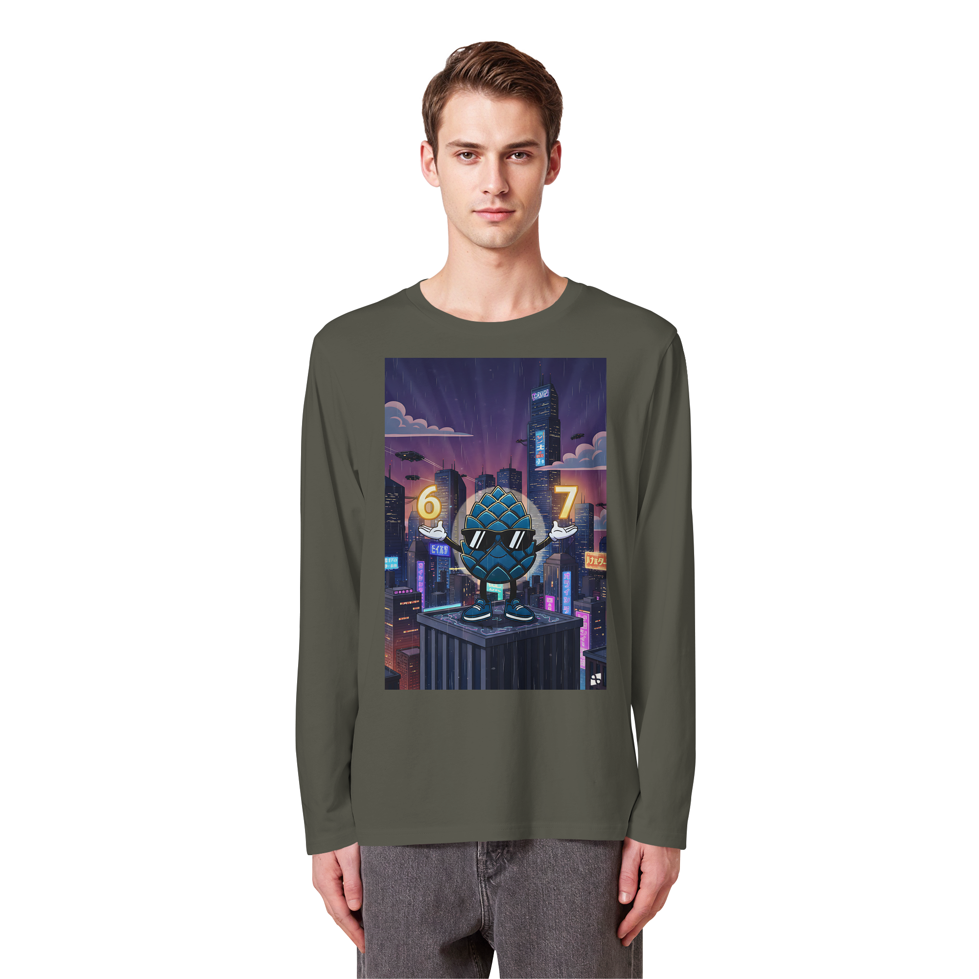 Zirbinator 67 - Organic Longsleeve T-Shirt